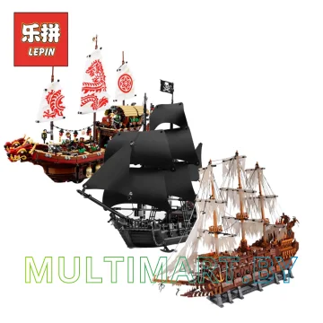 Конструктор Lepin 16006 Черная жемчужина (804 детали) картинка 9